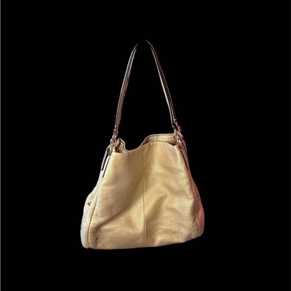 Coach Gold Shoulder Madison Phoebe Shoulder Bag - Picture 2 of 11